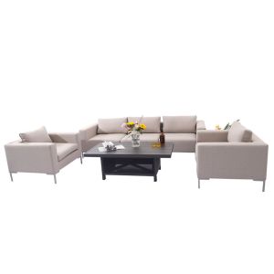 Patio Furniture Set Outdoor Sectional Sofa Conversation Set All Weather Wicker