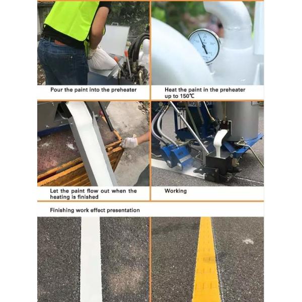 Thermoplastic Paint for Road Marking with Bright and Reflective Coating