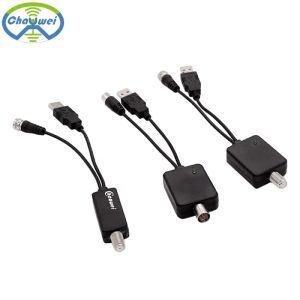 25dBi Vehicle Tv Amplified Antenna ATSC ISDB DVB FM High Gain