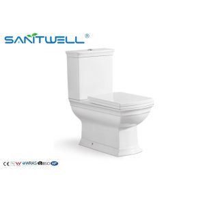 China Bathroom Washdown Ceramic Toilet Sanitary Ware Two Piece WC on sale