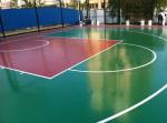 Multi Purposed PU Outdoor Sports Court Flooring Thick For Basketball Court