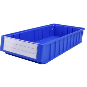 Workbench Plastic Organizer Bins with Divider Stackable Parts Storage Bin