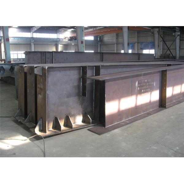 Hot Rolled / Welded Galvanized Steel Beams H Section Steel Structure Girder