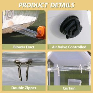 Sayok Golden Bubble Houses Portable Transparent Inflatable Bubble House Tent for