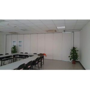 China MDF Board Movable Wooden Partition Wall for Conference Room Aluminium Frame on sale