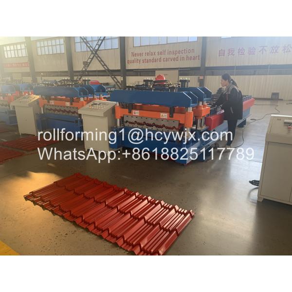Quality Line 3PH Glazed Tile Making Machine Production For Step Tiles Roofing Sheet wholesale