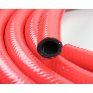 China ID 1 Inch Red Fuel Dispensing Hose 30 Bar , Braided Fuel Hose For Fuel Tanker on sale