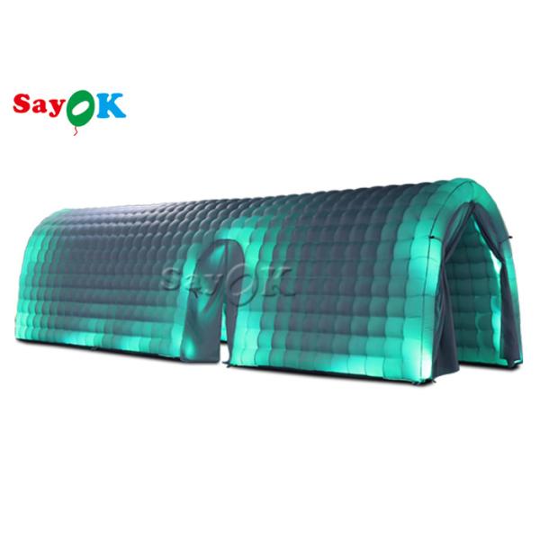 Quality Go Outdoors Air Tent Oxford Cloth White Party Inflatable Tunnel Tent With Led wholesale