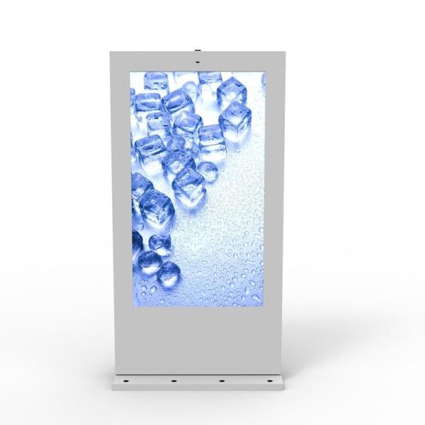 4K LCD Advertising Display Outdoor Digital Totem Floor Stand Waterproof