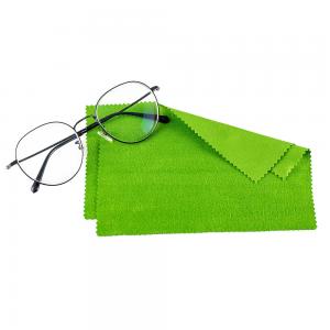 China 15x15 25x25cm Microfiber 80% Polyester 20% Polyamide Anti Fog Eyeglasses Cloth on sale