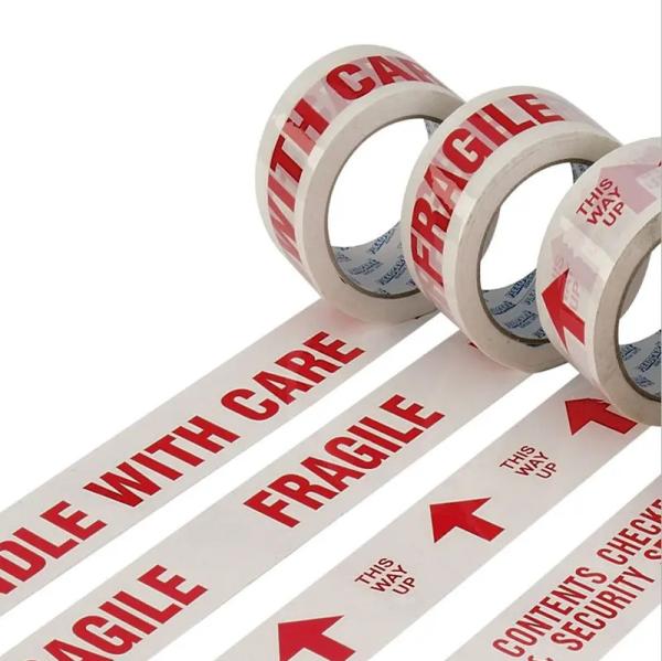 Quality Hot Sales Custom Logo Printed Bopp Packing Tape Custom Logo Printed Bopp Packing Tap Warning Tape FRAGILE wholesale