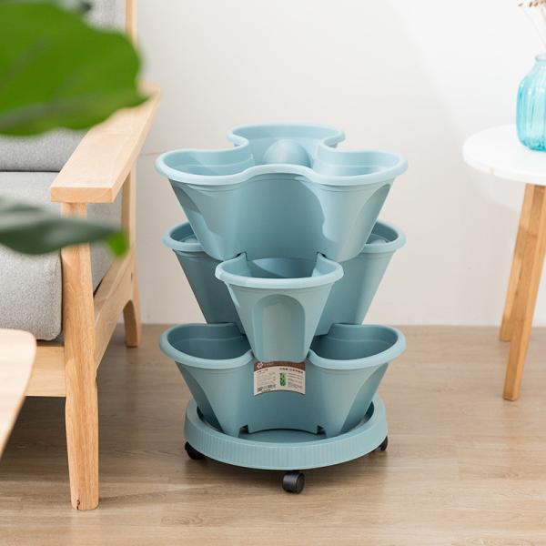 Quality 39x17cm Radish Stackable Garden Planters Pots wholesale