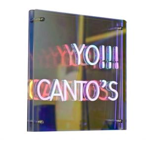 DC 12V Infinity Abyssmirror Sign Logo Letter for Open Shop Signs Durable