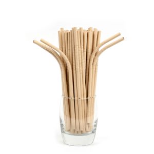 China Brown Paper Drinking Straws Bendable Eco Friendly BRC GMP Certification on sale