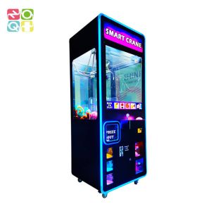 Old School Smart Doll Crane Machine Full Metal Cabinet Black Claw Crane Machine