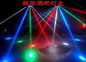 LED Fan-shaped 8-Eyes / Heads Beam Light / LED 8pcs * 5W RGBW Beam Light
