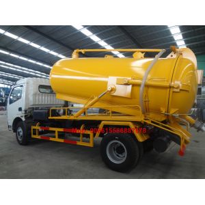 Custom 4000L Septic Tank Truck Sewage Suction Vehicle 4x2 Drive Type 95hp