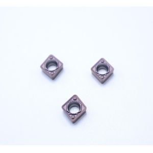 Fracture Resistance Carbide Cutting Tool Inserts CCMT060208-1HQ PV4312 Good