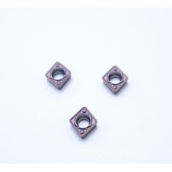 Fracture Resistance Carbide Cutting Tool Inserts CCMT060208-1HQ PV4312 Good