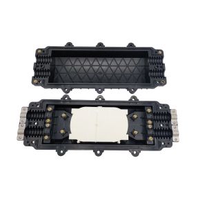 ABS Inline Fiber Optic Splice Closure 144 Cores 2In 2Out Buried Aerial Manhole