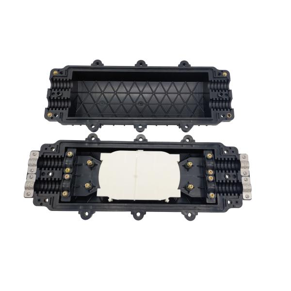 ABS Inline Fiber Optic Splice Closure 144 Cores 2In 2Out Buried Aerial Manhole