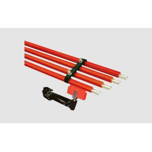 Safe Busbar Tracking System Single Pole Insulated Conductor Long Service Life