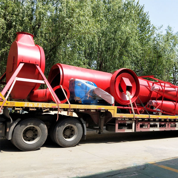 4.47 t h Dried Material Moisture 15% Rotary Wood Chip Dryers