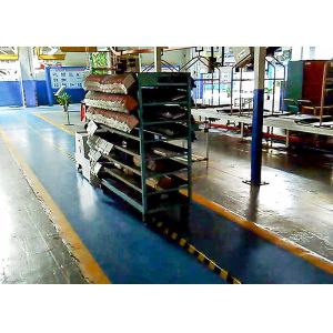 Cheap Durable Unidirectional Tugger AGV Robot Track Navigation With Sound And Visual Alarm for sale