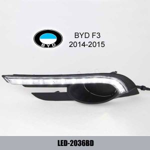 Cheap BYD F3 DRL turn signal LED Daytime Running Lights daylight indicators for sale