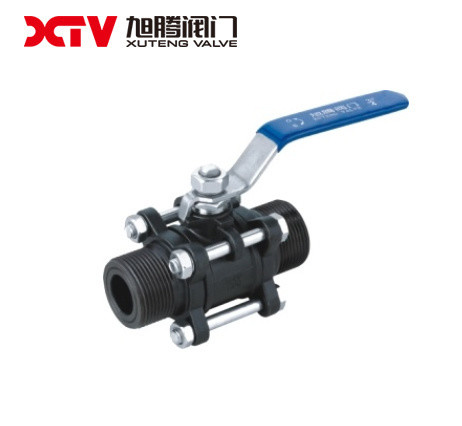 1.000kg Package Gross Weight US 3-PCS External Thread Ball Valve Q21F for