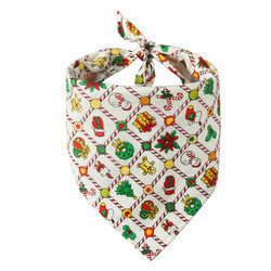 Classic Style Personalized Pet Bandana Solid Pattern Cute Dog Bandanas