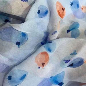 Soft Hand Feel Viscose Cupro Fabric 150cm Dress Printed Fabric