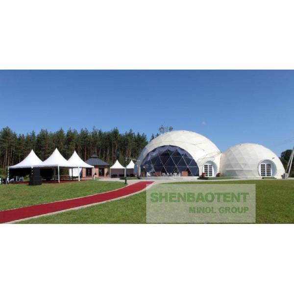 Quality Windloads 100km/H Event Dome Tent For Wedding Planner wholesale