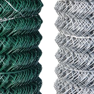 Metal Type Iron 6Ft X 50Ft Heavy Duty Industrial Chain Link Fencing Galvanized