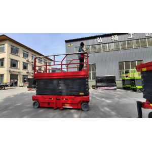 China Folding high-altitude work platform, used for indoor construction and exterior wall work on sale