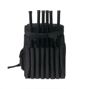 Portable 50W backpack drone defense 2km 6-band drone detection