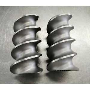 CNC Maching 41CrAlMo7 38CrMoAla Double Screw Extruder Machine Screw Segments