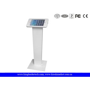 Lockable Round Corner ipad kiosk holder , tablet kiosk enclosure with Rugged