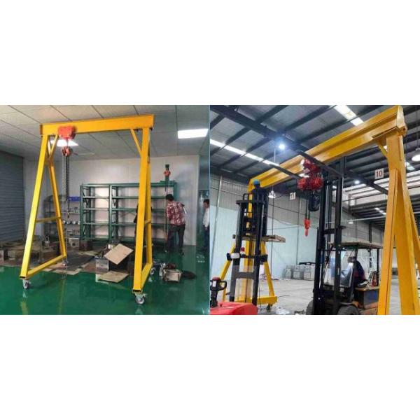 Aluminum Alloy Portable Gantry Crane 3 Ton Mobile Gantry Cranes Remote Control