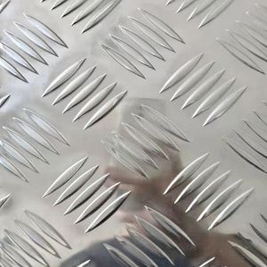 Five Bars Embossed Aluminum Sheet 3003 3103 Checkered Aluminium Sheet