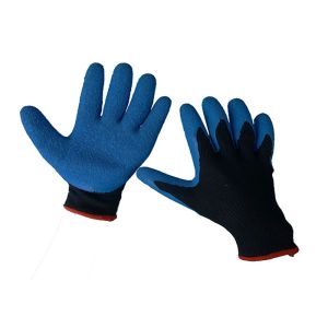 Construction Latex Coated Work Gloves Nylon / Spandex Material EN388 Standard