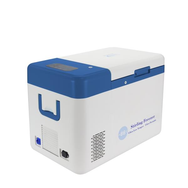 Quality 25L Portable Mini -86 Degree Ultra Low Temperature Stirling Freezer For Lab 1 17.5KG wholesale