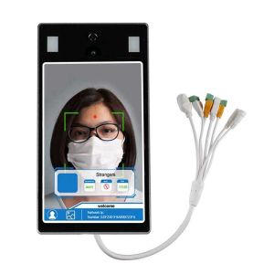 Hand Sanitizer Dispenser Touch Panel Face Recognition Temperature Kiosk