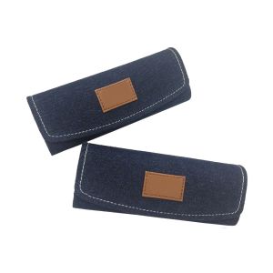 New Arrivals Denim Semi-Hard Optical Glasses Packing Case Jeans Eyewear Case Box