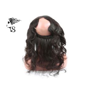 Natural 360 Lace Frontal Body Wave , 360 Lace Frontal Closure Unprocessed Human