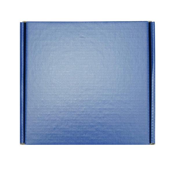 Custom Logo Printing Corrugated Navy Blue Gift Packaging Shipping Box
