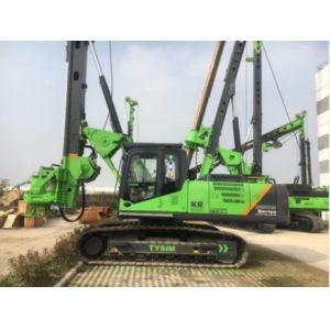 Cheap Diameter 1300 / 1500mm Hydraulic Piling Rig Tysim KR125A Clay Geology Hole Time 40mins for sale