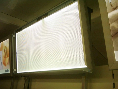 Quality 590x420mm ultra thin aluminum frame decorative led light box wholesale