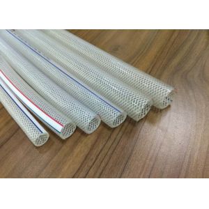 Colorful Crystal PVC Braided Hose Pipe Tube Anti Abrasion For Transport Water