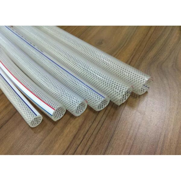 Quality Colorful Crystal PVC Braided Hose Pipe Tube Anti Abrasion For Transport Water wholesale